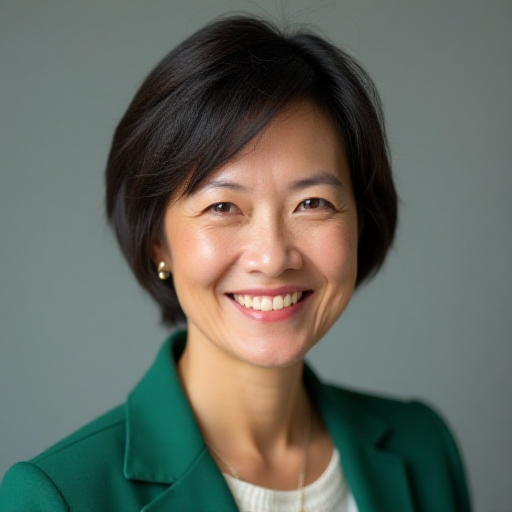 Professional headshot of Dr. Sarah Johnson, a woman in her 40s with short dark hair and a warm smile, wearing a green blazer